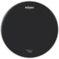 WILLIAMS WCB2-10MIL-18BD - двуслойный пластик, 18", с напылением, черный, для бас-барабана