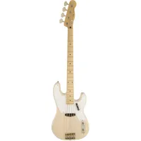 Fender American Original '50s Precision Bass®, Maple Fingerboard, White Blonde Бас-гитара с кейсом, цвет белый