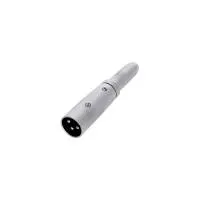 Adam hall k4ajf3xm3 - адаптер trs (jack) mono 6.3 mm (f) - xlr (m)