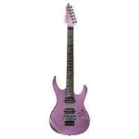 Mooer mmt100 fr aurora pink  электрогитара с чехлом, форма стратокастер, нн, floydrose, цвет розовый