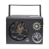 Led Star MA-E009A Эффект светодиодный, 4 в 1, 40W, Ball, Gobo, Strobe, Laser red/green, DMX, master/slave, авто, звуковая активация, пульт управления