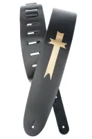 Planet Waves 25L-CRSS Ремень для гитары кожаный с логотипом CROSS (Опт. упак 5 шт)
