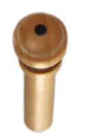 Strap pin Acura GP-X16 - Boxwood acoustic guitar endpin for strap or tailpiece with ebony inlay