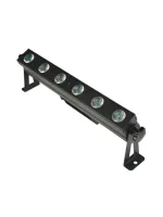 Led bar 6x10
    Прожектор Led bar 6x10
Прожектор, 6 шт светодиодов по 10 Вт  RGBWA. Угол луча 17° (опционально 25°). Управление: DMX, звуковая активация, автоматический режим, master/slave. Габариты 557 X 60 X 169 мм. Вес 2,8 кг.