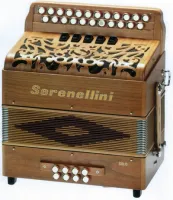 Гармонь Serenellini Gold Ciliegio DGBC