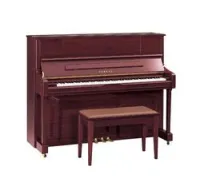 Yamaha U1J PM  пианино 121см. , цвет красное дерево, полированное, с банкеткой