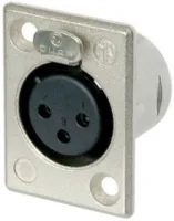 NEUTRIK NC3FP-1 Разъем XLR-F панельный