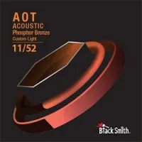 Blacksmith aot acoustic phosphor bronze custom light 11/52  струны для акустической гитары, 11-52