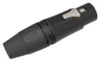 DIE HARD DHFX3PBK - разъем XLR (f), цвет чёрный