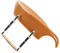 Viola chin rest Acura Hollywood AC-E4B422HG - Grade A boxwood Hollywood chin rest for viola with gilded Hill mount