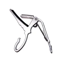 Fzone fc-73 silver  каподастр "прищепка" универсальный, алюминий, хром