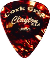 CLAYTON CG100 -  медиатор - 1.00 mm CORK GRIP стандартные, пробковая вставка