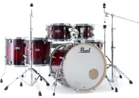 PEARL DMP926S/C261 - (DMP925SP/CA261, DMP925SP/CB261, HWP-830, DMP1414F/C261) -  барабанная установка серии Decade Maple из 6-ти барабанов (2218B/1007T/1208T/1616F/1414F/1455S), цвет Gloss Deep Red Burst