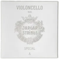 Cello A string Jargar Special Medium Blue 026 - Струна ля/1 для виолончели на стальной основе более толстая, чем обычная, с более ярким и мощным звуком, среднее натяжение