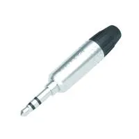 Seetronic M2TP3C- Кабельный разъем miniJack 3,5 мм стерео (вилка), на кабель диаметром 2–4,5 мм, серебристый