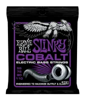 Ernie Ball 2731 струны для бас-гитары Cobalt Bass Power Slinky (55-75-90-110) обмотка кобальт