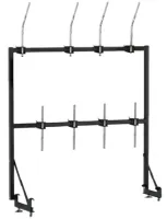 Percussion rack Pearl PTR-1824 - Rail to table for hand percussion