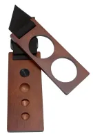 GEWA Floor Protector Walnut защита пола от шпиля, орех, 5 позиций, регулир-й нейлоновый ремень