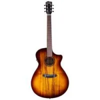 Breedlove pursuit exotic s concerto tiger's eye ce  электроакустическая гитара, цвет янтарный