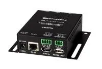 Crestron HD-TXC-101-C-E, монтажный передатчик сигнала по витой паре через HDMI. 4К 40м. HD 1080p 70 м. HDMI IN (1), управление ИК OUT (1) IN (1), RS-232