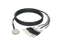 KLOTZ TAN08DPA01.0 мультикабель 1 м, D-Sub25 - 8 Stereo Jack, цвет черный