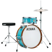 TAMA LJK28S-AQB CLUB-JAM MINI COMPACT 2-piece DRUM KIT ударная установка из 2 барабанов, цвет бирюзовый, мерсава/тополь.