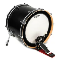 EVANS BD22EMADCW - пластик 22'' Externally Mounted Ajustable Damping Coated для бас барабан