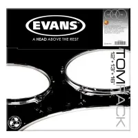 Evans etp-g2clr-s  набор пластиков 12", 13", 16" genera g2 clear, двойные, прозрачные