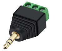 Taverlab Q2002 - Разъём джек 3.5мм, симметричный, "папа", контактный терминал под винт