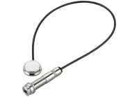 SCHALLER OYSTER S/S (арт.16050101) - пьезо-звукосниматель Oyster (крепление на корпус) с гнездом (jack female), покрытие: хром, полированный, диаметр 27 мм. (Старый артикул: 721)