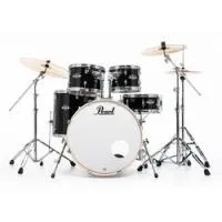 Pearl exx725sbr/ c31  ударная установка из 5-ти барабанов, цвет jet black, (4 коробки)