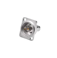 AVCLINK BB75DFG Адаптер BNC гнездо - BNC гнездо, установка на панель, D-тип, заземленный на корпус