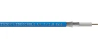Percon VK 7/1.0 ECA BLUE- Коаксиальный видеокабель (12G SDI), AWG 18