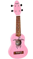K1-PNK Keiki Укулеле сопранино, розовый, Ortega