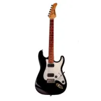 Fernandes le-1z hh blk  электрогитара stratocaster hh, цвет черный