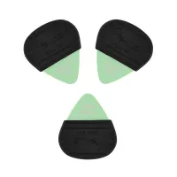 FENDER MOJO GRIP 3 PK DELRIN 58 набор медиаторов, 3 штуки, толщина 0.58 мм