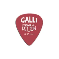 GALLI STRINGS D51R - медиатор, delrin 351, 0,50, цвет красный