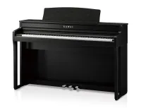 Kawai CA59B цифровое пианино, цвет матовый черный, механика Grand Feel Compact, деревянные клавиши + банкетка