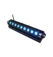 LightCraft 9x15 RGBWA Wireless Battery - светодиодный прожектор типа BAR. 9 диодов по 15 Вт, RGBWA. Срок службы: 6000-10000ч.  Потребляемая мощность: 135Вт.  Мощность аккумулятора (заряжаемого): 23000MAH. Защита от перегрева. Продолжительность работы на п