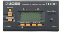 BOSS TU-80 тюнер-метроном, цвет черный