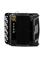 BN-39-BK Баян ученический двухголосный "Тула-210", 55х100-II, черный, Тульская Гармонь