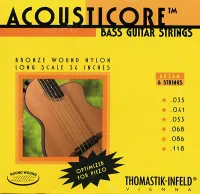 Комплект 6 струн для акустической бас-гитары Thomastik AB346