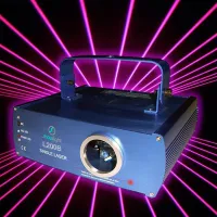 ShowLight L200B Фиолетовый лазер 200 мВт,  звуковая активация, AUTO, DMX512, Мастер/Ведомый, 300 к, шт