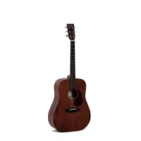Sigma guitars dm-15  акустическая гитара, тип корпуса дредноут, верхняя дека массив красного дерева