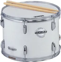 MD-1410S маршевый малый барабан 14"*10" белый (ремень, палочки, крепление для корсета, ключ для настройки в комплекте)