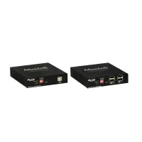 Приемник-декодер DVI [500771-RX] MuxLab 500771-RX , USB2.0 и KVM over IP, сжатие JPEG2000, с PoE