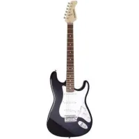 Fernandes le-1z 3s blk/ l (уценка)  электрогитара stratocaster sss, цвет - чёрный