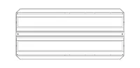 Brightline FLXT2-X35-SS-MMM- Потолочный двухмодульный светодиодный светильник с регулировкой яркости по интерфейсу DALI