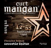CURT MANGAN #31253 PhosPhor Bronze Traditional light струны для акустической гитары 12-53