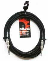 DIMARZIO INSTRUMENT CABLE 18' BLACK EP1718SSBK инструментальный кабель 1/4'' mono - 1/4'' mono, 5,5м, цвет чёрный